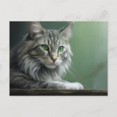 Postkaart Kat Bos 2 (Voorkant)