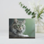Postkaart Kat Bos 2 (Staand voorkant)