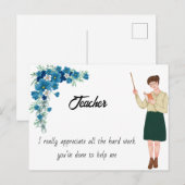 Postkaart leraar (Voorkant / Achterkant)