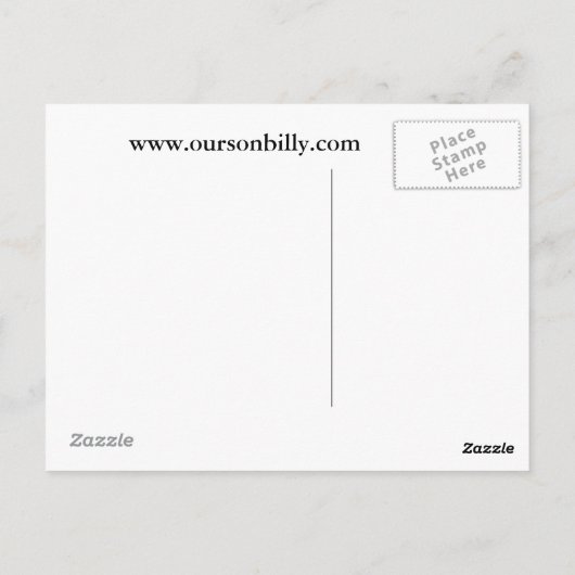 Postkaart met hartvormige maan (Achterkant)