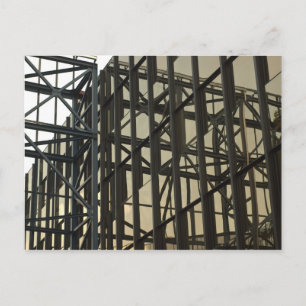 Postkaart met moderne architectuur