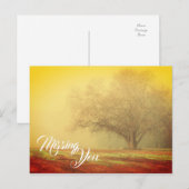 Postkaart met ontbrekende landschap (Voorkant / Achterkant)