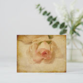 Postkaart met Roos (Staand voorkant)