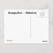 Postkaart - Mexico (Achterkant)
