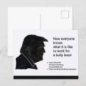 Postkaart-Narcistische Baas Postkaart (Voorkant / Achterkant)