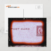 "Postkaart" (Oranje) Briefkaart (Voorkant / Achterkant)