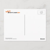 "Postkaart" (Paars) Briefkaart (Achterkant)