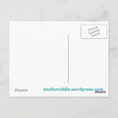 Postkaart: Popham Beach. Wave Briefkaart (Achterkant)