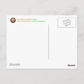 Postkaart: Roze orchideeën Briefkaart (Achterkant)