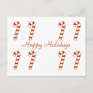 Postkaart - snoepjes feestdagenkaart