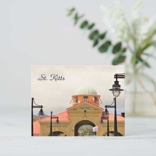 Postkaart, St. Kitts Briefkaart (Staand voorkant)