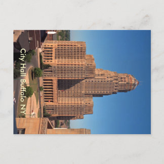 Postkaart - stadhuis Buffalo NY