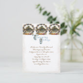  postkaart Thanksgiving Turkije Uitnodigingen (Staand voorkant)