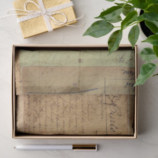  postkaart tissuepapier (Geschenk)