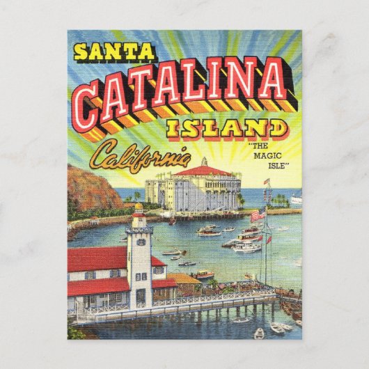 Postkaart van Catalina Island (Voorkant)