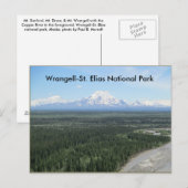 Postkaart van het nationaal park Wrangell-Saint El (Voorkant / Achterkant)