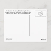 Postkaart van het nationaal park Wrangell-Saint El (Achterkant)