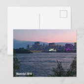 Postkaart van Montreal Feestdagenkaart (Voorkant / Achterkant)
