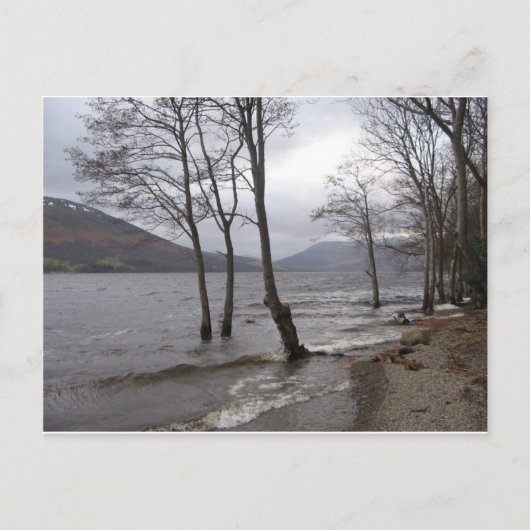 Postkaart van oevers van Loch Earn (Voorkant)