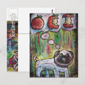 postkaart voor appelhonden (Voorkant / Achterkant)