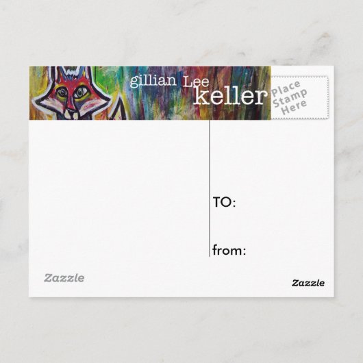 postkaart voor appelhonden (Achterkant)