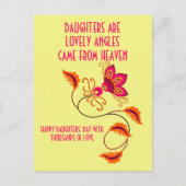 POSTKAART VOOR DOCHTERS DAG (Voorkant)