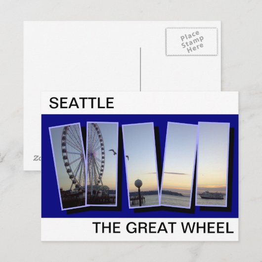 POSTKAART VOOR GROTE WIELZITTEN (Voorkant / Achterkant)