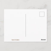 Postkaart voor schotel- en schelpdierschelpdieren  (Achterkant)