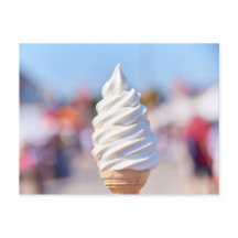 Postkaart voor zacht zend ijs