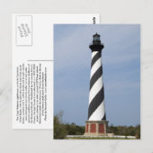Postkaart - vuurtoren van Cape Hatteras (Voorkant / Achterkant)