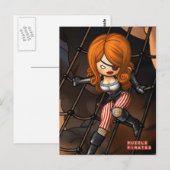 Postkaart weduwe koningin (Voorkant / Achterkant)