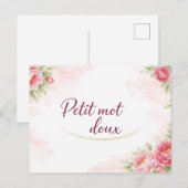 Postkaart Zoete boodschap (Voorkant / Achterkant)