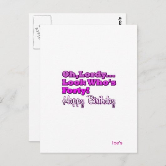 postkaarten (Voorkant / Achterkant)