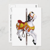 Postkaarten - Carousel Horse - SUNRISE (Voorkant / Achterkant)