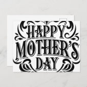 Postkaarten krijgen voor moederdag (Voorkant / Achterkant)