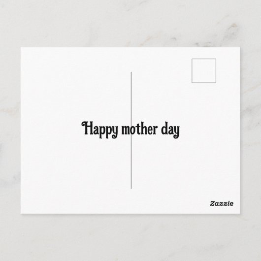Postkaarten krijgen voor moederdag (Achterkant)