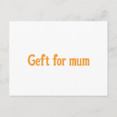 Postkaarten krijgen voor moederdag (Voorkant)