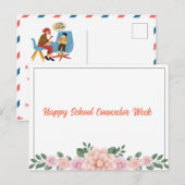 Postkaarten Ontwerp School Counselor Week 2023 (Voorkant / Achterkant)