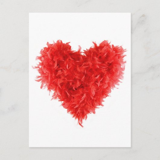 Postkaarten| Rode hartritme Boa Briefkaart (Voorkant)