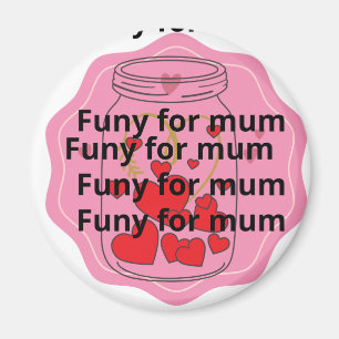 Postkaarten worden grappig voor mama magneet