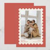 Postkader kerstkaart fotolijst (Voorkant / Achterkant)