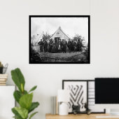 Postkantoor Kantoor in Falmouth, VA 1863 Poster (Thuiskantoor)