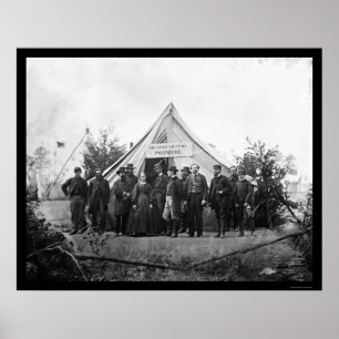 Postkantoor Kantoor in Falmouth, VA 1863 Poster