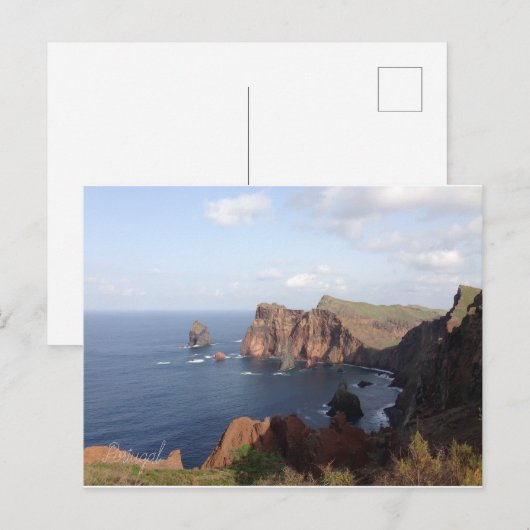 Postkantoor Madeira en Portugal Briefkaart (Voorkant / Achterkant)