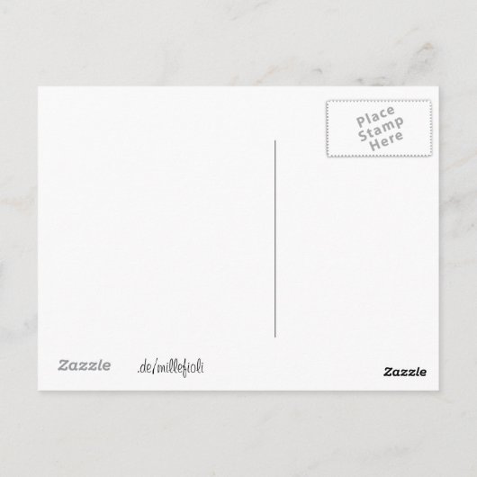 postkart Mohnblumen Briefkaart (Achterkant)