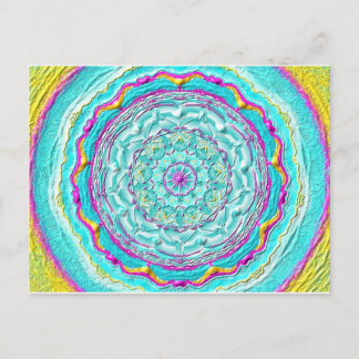 Postkarte 06 "The Power of Cyan" Briefkaart