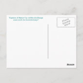 Postkarte 12 "Uitbuiting van Natuur" Briefkaart (Achterkant)