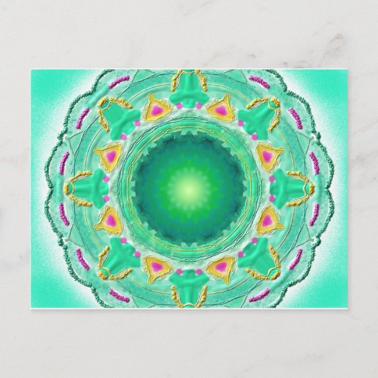 Postkarte 12 "Uitbuiting van Natuur" Briefkaart (Voorkant)