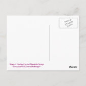 Postkarte 17 "King of Healing" Briefkaart (Achterkant)