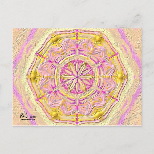 Postkarte 19 "Violet Daisy" Briefkaart (Voorkant)